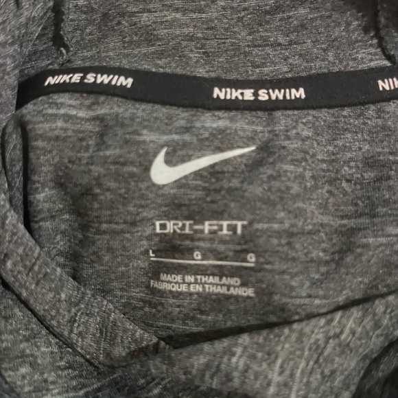 Nike Swim Essential Long-Sleeve Hooded Hydroguard Size Large - Picture 2 of 7